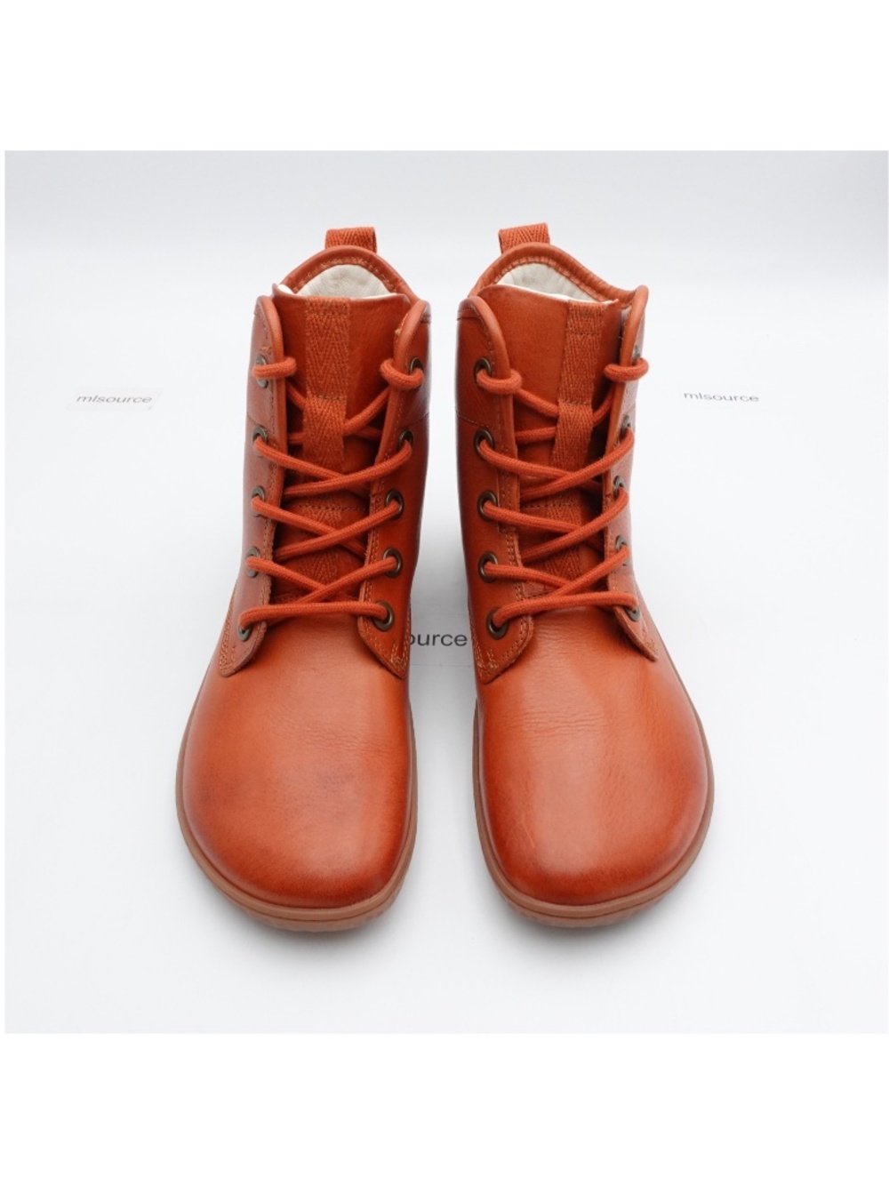 NEW VivoBarefoot Pilgrim Women's Leather Grounded Barefoot Boots 201134-01 Tan - Picture 6 of 16